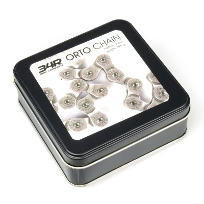 34R BMX Co. Řetěz 1 sp. BMX 34R ORTO CHAIN, 110 čl. 1/2x1/8 stříbrný