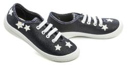 3F dětské modré tenisky s hvězdami 4BL14-7