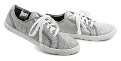 3F strieborné plátené tenisky 5FI-N
