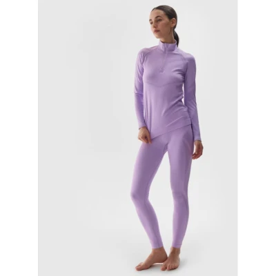 4f dámská mikina SEAMLESS UNDERWEAR-WAW24USEAF160-52S-LIGHT VIOLET