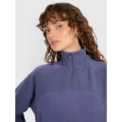 4f dámská mikina SWEATSHIRT F1836-WAW25TSWSF1836-32S-DENIM