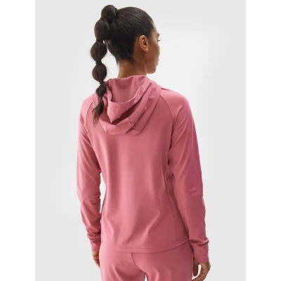 4f dámská mikina SWEATSHIRT FNK-WAW24TFSWF406-53S-DARK PINK