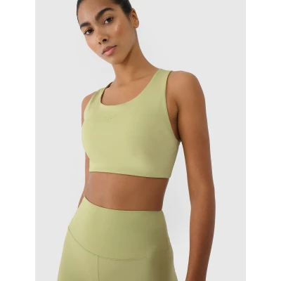 4f dámská podprsenka SPORT BRA F152-42S-LIGHT GREEN
