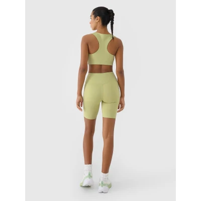 4f dámská podprsenka SPORT BRA F152-42S-LIGHT GREEN