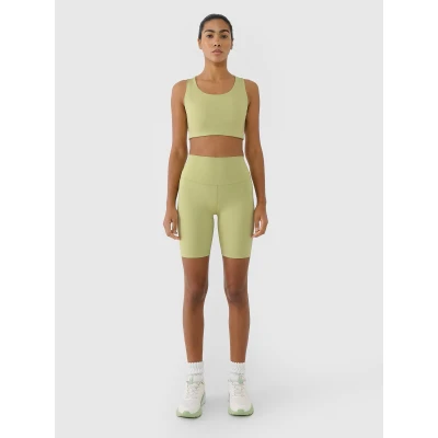 4f dámská podprsenka SPORT BRA F152-42S-LIGHT GREEN