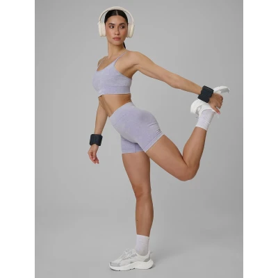 4f dámská podprsenka SPORT BRA F203-51A-VIOLET ALLOVER