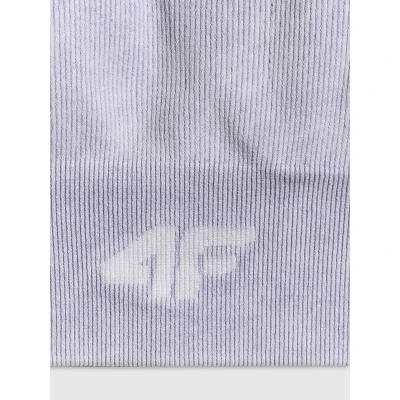 4f dámská podprsenka SPORT BRA F203-51A-VIOLET ALLOVER
