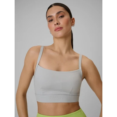 4f dámská podprsenka SPORT BRA F207-27S-COLD LIGHT GREY