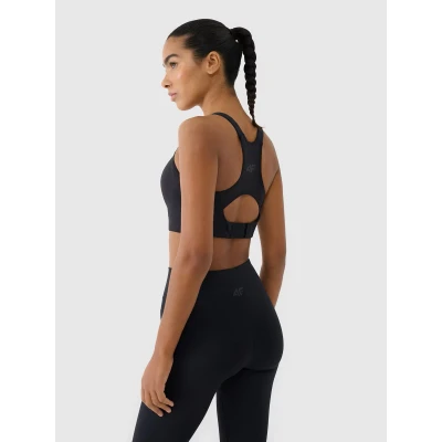 4f dámská podprsenka SPORT BRA F216-WMM00USBAF216-20S-DEEP BLACK