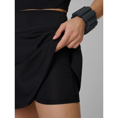 4f dámská sukně SKIRT FNK F017-20S-DEEP BLACK