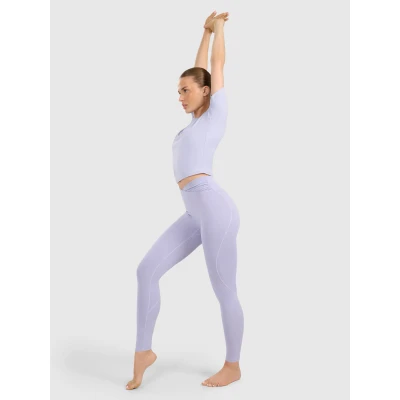 4f dámské legíny TIGHTS FNK F369-WAW25TFTIF369-34S-LIGHT BLUE