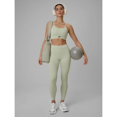 4f dámské legíny TIGHTS FNK F399-42A-LIGHT GREEN ALLOVER