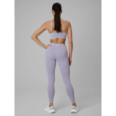 4f dámské legíny TIGHTS FNK F399-51A-VIOLET ALLOVER