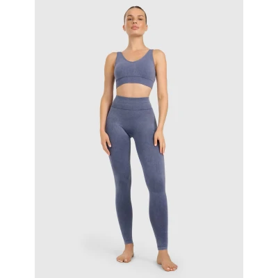 4f dámské legíny TIGHTS FNK F407-WAW25TFTIF407-30A-DARK BLUE ALLOVER