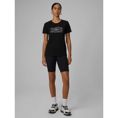 4f dámské šortky SHORT TIGHTS CAS F017-20S-DEEP BLACK