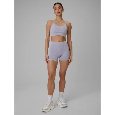 4f dámské šortky SHORT TIGHTS FNK F072-51A-VIOLET ALLOVER