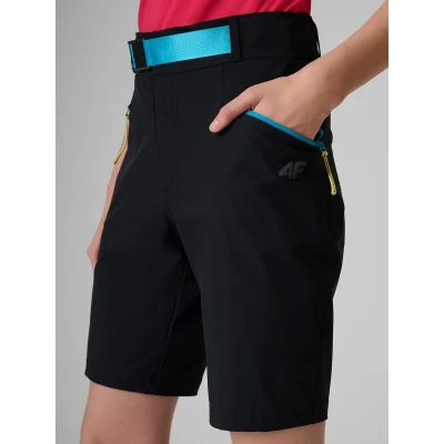 4f dámské šortky SHORTS FNK F1554-20S-DEEP BLACK