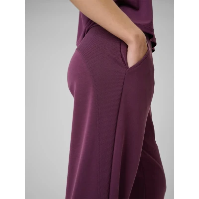 4f dámské tepláky TROUSERS CAS F1410-60S-BURGUNDY