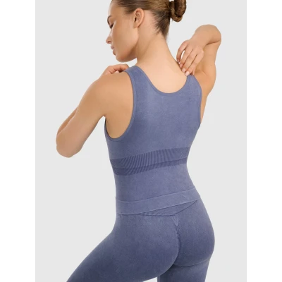 4f dámské tílko SLEEVELESS FNK F578-WAW25TFSLF578-30A-DARK BLUE ALLOVER