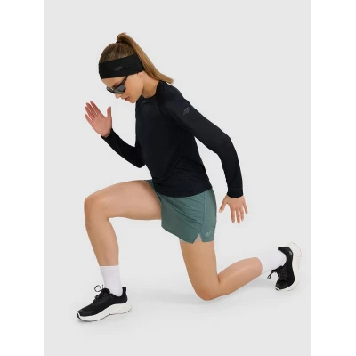 4f dámské tričko LONGSLEEVE FNK F415-WAW25TFLOF415-20S-DEEP BLACK