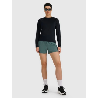 4f dámské tričko LONGSLEEVE FNK F415-WAW25TFLOF415-20S-DEEP BLACK