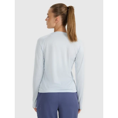 4f dámské tričko LONGSLEEVE FNK F415-WAW25TFLOF415-34S-LIGHT BLUE
