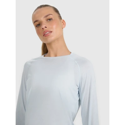 4f dámské tričko LONGSLEEVE FNK F415-WAW25TFLOF415-34S-LIGHT BLUE
