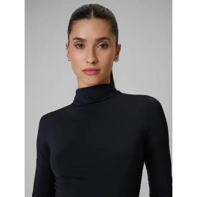 4f dámské tričko LONGSLEEVE FNK F502-20S-DEEP BLACK
