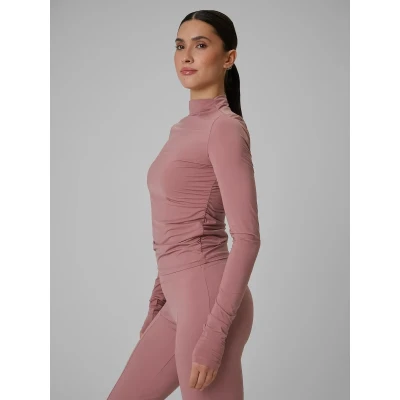 4F dámské tričko LONGSLEEVE FNK F502-56S-LIGHT PINK POUZE Velikost M (VÝPRODEJ)