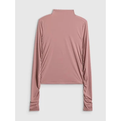 4F dámské tričko LONGSLEEVE FNK F502-56S-LIGHT PINK POUZE Velikost M (VÝPRODEJ)