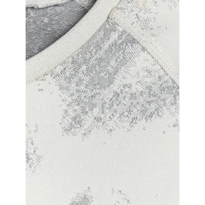 4f dámské tričko SEAMLESS UNDERWEAR F208-WAW25USEAF208-11A-OFF WHITE ALLOVER