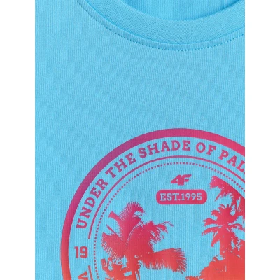 4f dámské tričko TSHIRT F2718-33S-BLUE