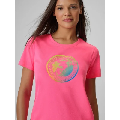 4f dámské tričko TSHIRT F2718-55S-HOT PINK
