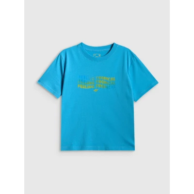 4f dámské tričko TSHIRT F2720-33S-BLUE