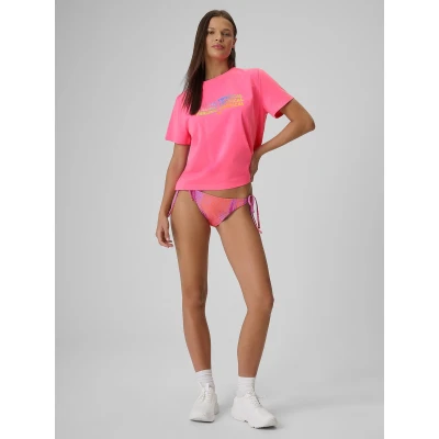 4f dámské tričko TSHIRT F2720-55S-HOT PINK