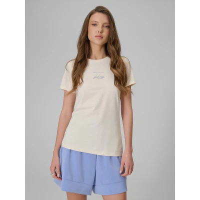 4f dámské tričko TSHIRT F2742-12S-CREME