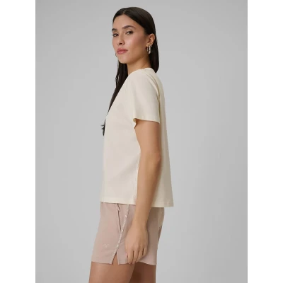 4f dámské tričko TSHIRT F2743-12S-CREME