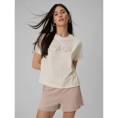 4f dámské tričko TSHIRT F2743-12S-CREME