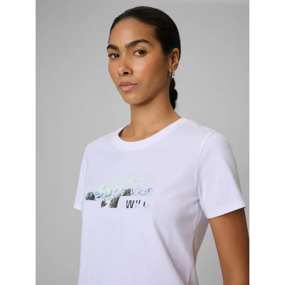 4f dámské tričko TSHIRT F2775-10S-WHITE