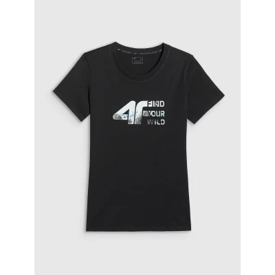 4f dámské tričko TSHIRT F2775-20S-DEEP BLACK