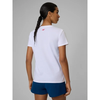 4f dámské tričko TSHIRT F2785-10S-WHITE