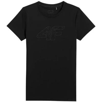 4f dámské tričko TSHIRT F3309-20S-DEEP BLACK