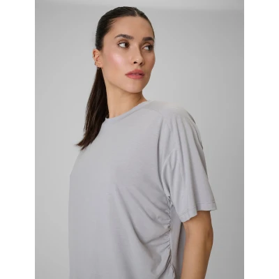 4f dámské tričko TSHIRT FNK F1811-27S-COLD LIGHT GREY