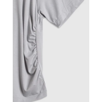 4f dámské tričko TSHIRT FNK F1811-27S-COLD LIGHT GREY