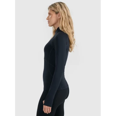 4f dámské triko BRUSHED UNDERWEAR F096-WAW25UBRUF096-20S-DEEP BLACK