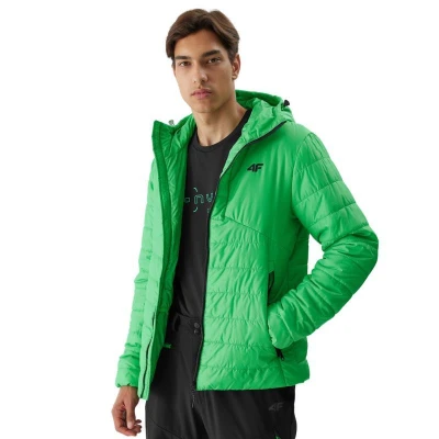 4f pánská bunda DOWN JACKET-AW23TDJAM245-42S-LIGHT GREEN