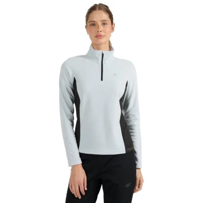 4f dámská mikina FLEECE UNDERWEAR F064-WAW25UFLEF064-34S-LIGHT BLUE