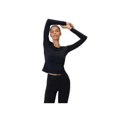 4f dámské tričko LONGSLEEVE FNK F501-20S-DEEP BLACK