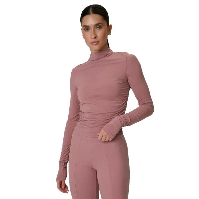 4f dámské tričko LONGSLEEVE FNK F502-56S-LIGHT PINK