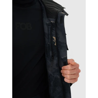 4f pánská bunda TECHNICAL JACKET-WAW24TTJAM509-90A-MULTICOLOUR ALLOVER